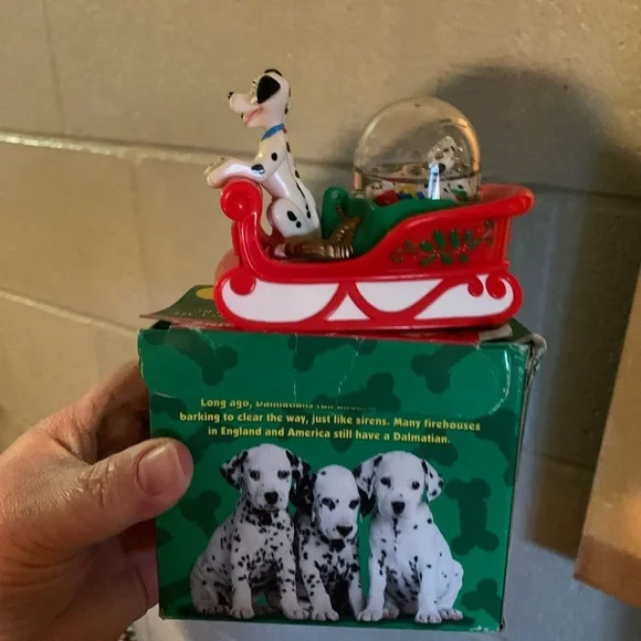 Vintage McDonald's Red and White Dalmatian Sled Toy - Picture 3 of 7